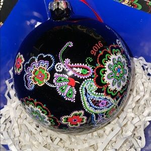 Vera Bradley 2016 Kiev Paisley ornament